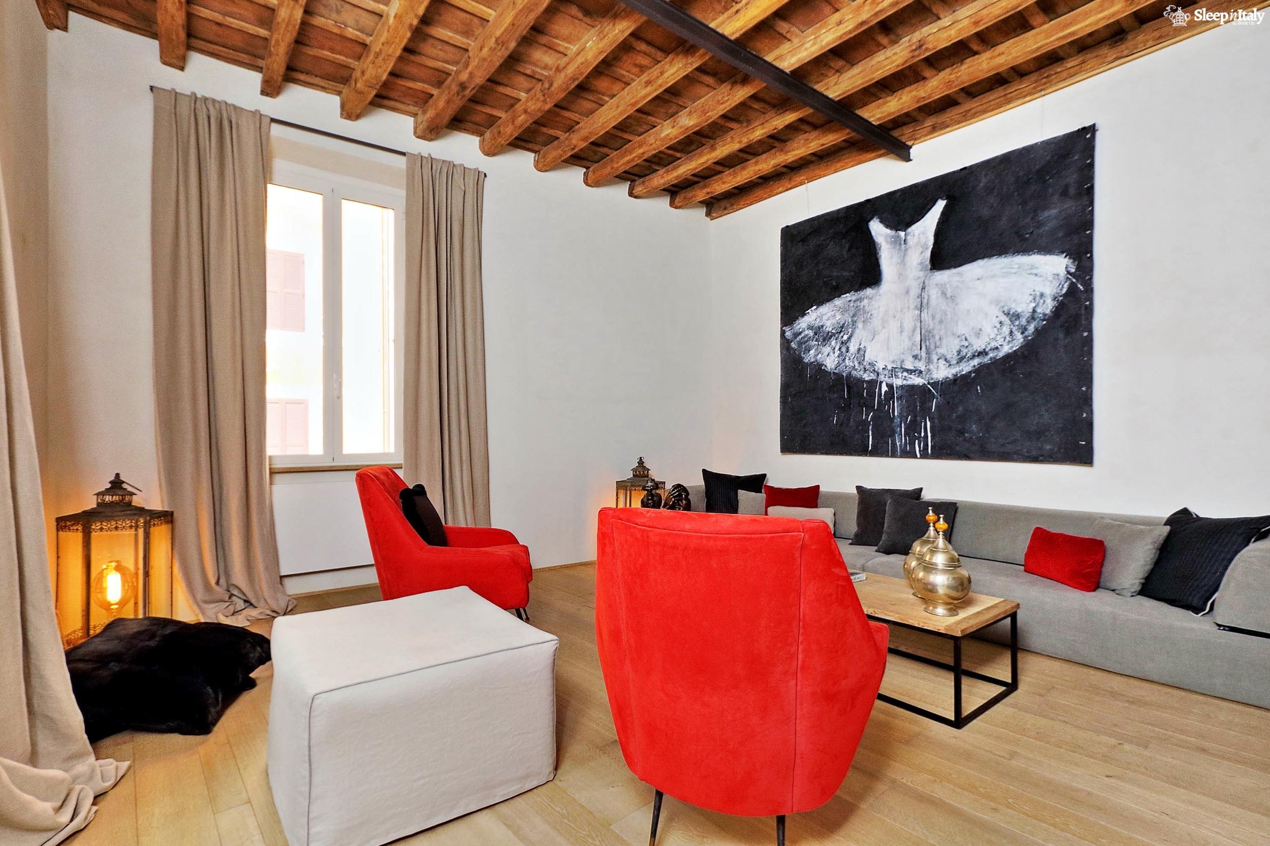 Luxury accommodation sleep in italy fontanella borghese Loft 40 mq